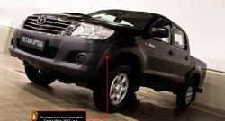 19 999 р. Накладки на колёсные арки RA (комплект)  Toyota Hilux  AN20,AN30 (2011-2016)  2-ой рестайлинг (Поверхность глянец (под окраску), Неокрашенные)  с доставкой в г. Таганрог. Увеличить фотографию 3