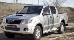 999 р. Зимняя заглушка решетки переднего бампера РА  Toyota Hilux  AN20,AN30 (2011-2016)  2-ой рестайлинг  с доставкой в г. Таганрог. Увеличить фотографию 3