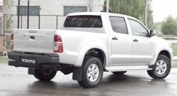 1 759 р. Брызговики (рестайлинг) RA  Toyota Hilux  AN20,AN30 (2011-2016)  2-ой рестайлинг  с доставкой в г. Таганрог. Увеличить фотографию 2