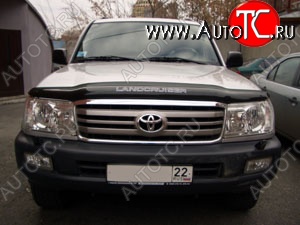 3 689 р. Дефлектор капота NovLine-Autofamily  Toyota Land Cruiser ( J105,  100) (1998-2007) дорестайлинг, 1-ый рестайлинг, 2-ой рестайлинг  с доставкой в г. Таганрог