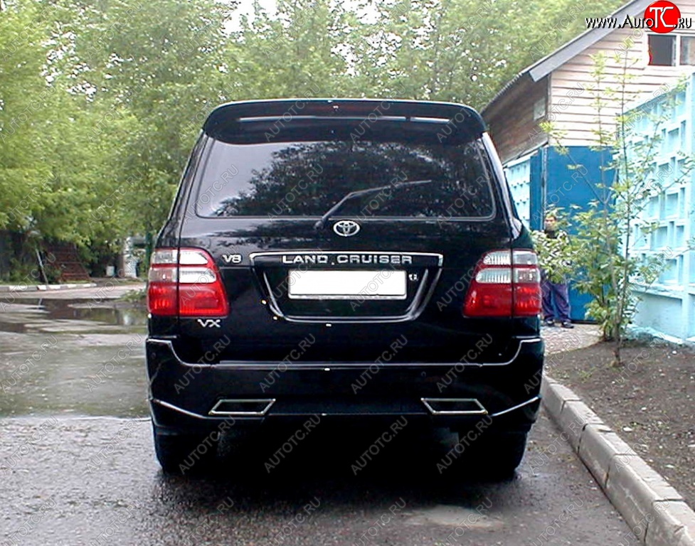 13 449 р. Задний бампер HUNTER  Toyota Land Cruiser  100 (1998-2002) дорестайлинг (Неокрашенный)  с доставкой в г. Таганрог