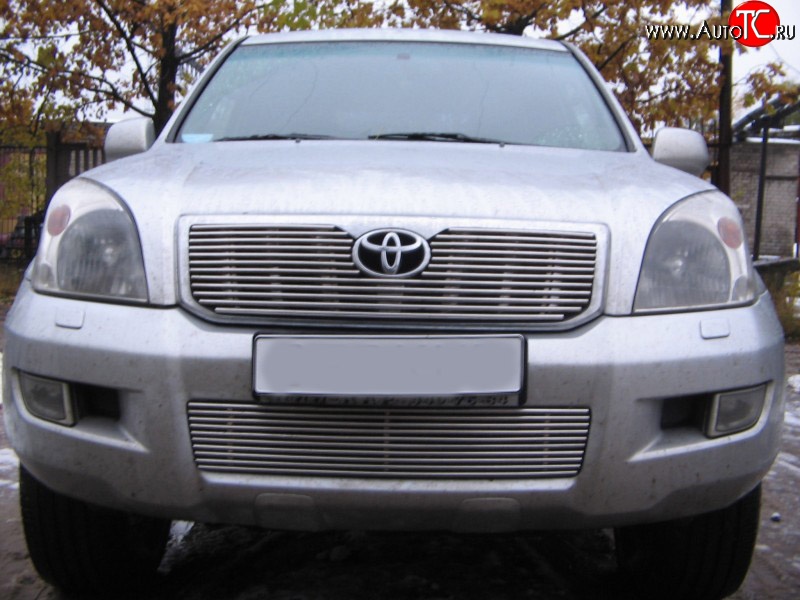 4 399 р. Декоративная вставка воздухозаборника Berkut Toyota Land Cruiser Prado J120 (2002-2009)  с доставкой в г. Таганрог