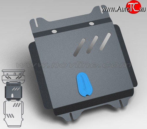 2 779 р. Защита коробки передач Novline (3.5/4.0, АКПП, 3 мм) Toyota Land Cruiser Prado J120 (2002-2009)  с доставкой в г. Таганрог