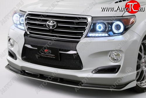 16 649 р. Элерон под передний бампер ELFORD SUV NEO Toyota Land Cruiser 200 1-ый рестайлинг (2012-2015) (Неокрашенная)  с доставкой в г. Таганрог