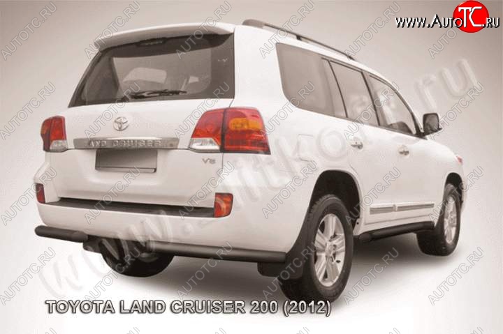 10 999 р. Уголки d76  Toyota Land Cruiser  200 (2012-2015) 1-ый рестайлинг (Цвет: серебристый)  с доставкой в г. Таганрог