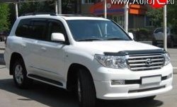 17 299 р. Накладка Goldman на передний бампер Toyota Land Cruiser 200 дорестайлинг (2007-2012) (Неокрашенная)  с доставкой в г. Таганрог. Увеличить фотографию 2