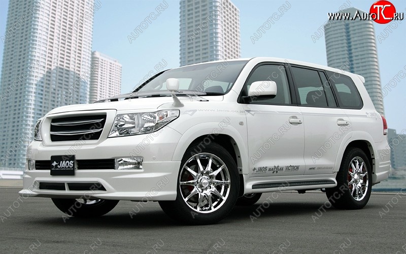 16 649 р. Накладка на передний бампер JAOS Toyota Land Cruiser 200 дорестайлинг (2007-2012) (Неокрашенная)  с доставкой в г. Таганрог