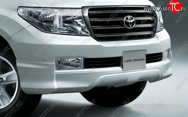 9 299 р. Накладка на передний бампер ORIGINAL Toyota Land Cruiser 200 дорестайлинг (2007-2012) (Неокрашенная)  с доставкой в г. Таганрог