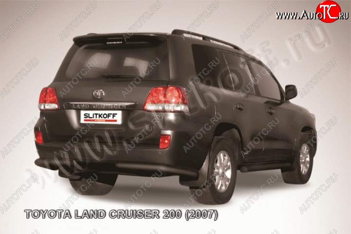 10 999 р. Уголки d76 Toyota Land Cruiser 200 дорестайлинг (2007-2012) (Цвет: серебристый)  с доставкой в г. Таганрог