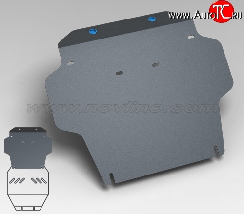4 999 р. Защита картера двигателя Novline (2008-2009) (4.7/4.5, АКПП, 3 мм) Toyota Land Cruiser 200 дорестайлинг (2007-2012)  с доставкой в г. Таганрог