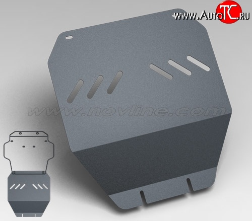 1 169 р. Защита коробки передач Novline (2008-2009) (4.7/4.5, АКПП, 3 мм) Toyota Land Cruiser 200 дорестайлинг (2007-2012)  с доставкой в г. Таганрог