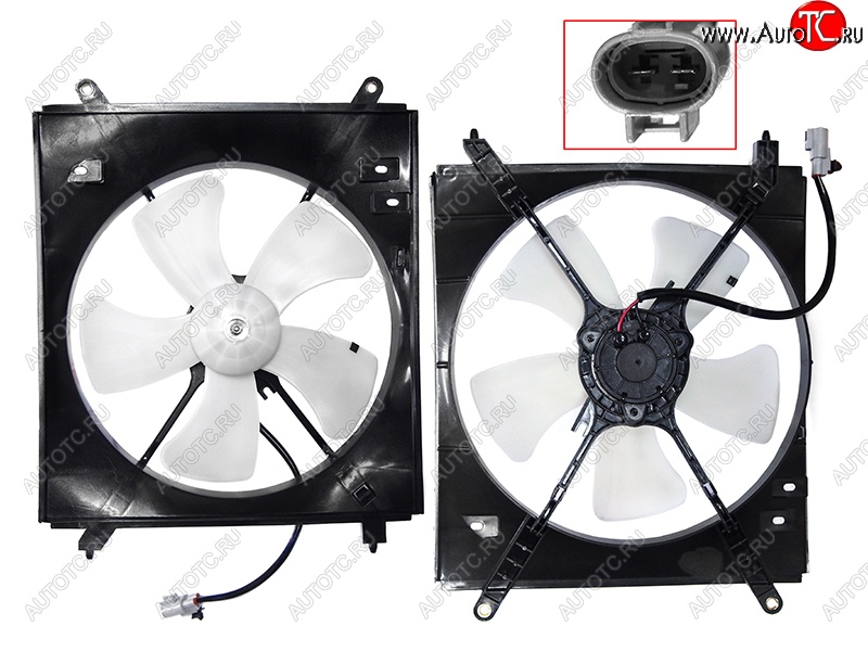 5 549 р. Вентилятор радиатора в сборе (5SFNE/5SFE) SAT  Toyota Mark 2  Qualis (1997-2002) седан  с доставкой в г. Таганрог