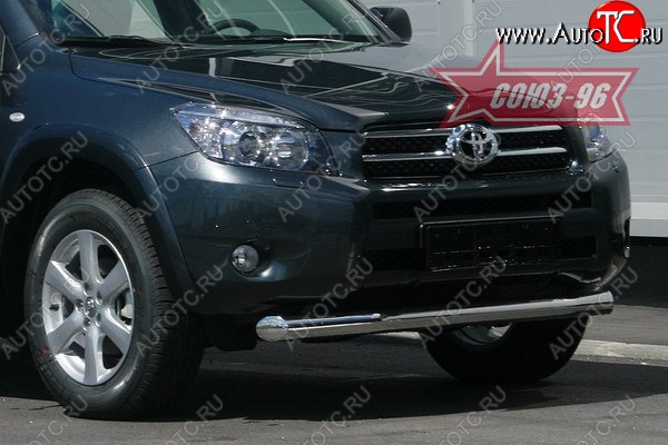 11 159 р. Защита переднего бампера одинарная Souz-96 (d76) Toyota RAV4 XA305 5 дв. дорестайлинг (2005-2009)  с доставкой в г. Таганрог