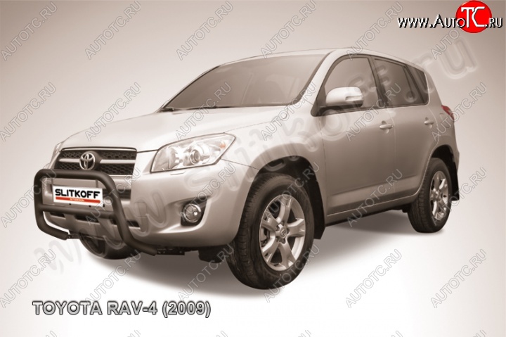 16 999 р. Кенгурятник d57 низкий  Toyota RAV4  XA30 (2008-2010) 5 дв. 1-ый рестайлинг (Цвет: серебристый)  с доставкой в г. Таганрог