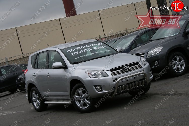 17 279 р. Защита переднего бампера Souz-96 (d60) Toyota RAV4 XA30 5 дв. 1-ый рестайлинг (2008-2010)  с доставкой в г. Таганрог