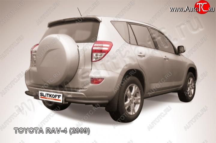 6 349 р. Уголки d57  Toyota RAV4  XA30 (2008-2010) 5 дв. 1-ый рестайлинг (Цвет: серебристый)  с доставкой в г. Таганрог