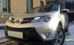 1 469 р. Сетка верхнего воздухозаборника переднего бампера Russtal  Toyota RAV4  XA40 (2012-2015) 5 дв. дорестайлинг (черная)  с доставкой в г. Таганрог. Увеличить фотографию 3