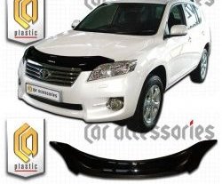 Дефлектор капота CA-Plastic Toyota (Тойота) RAV4 (рав)  XA30 (2010-2013) XA30 5 дв. 2-ой рестайлинг, 5 дв. удлиненный 2-ой рестайлинг