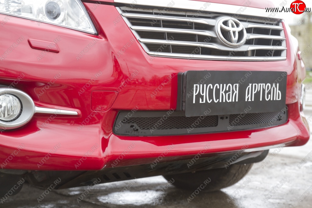 1 349 р. Защитная сетка решетки переднего бампера РА  Toyota RAV4  XA30 (2010-2013) 5 дв. 2-ой рестайлинг  с доставкой в г. Таганрог