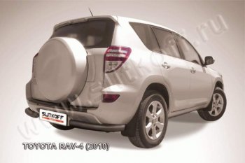 6 699 р. Уголки d76  Toyota RAV4  XA30 (2010-2013) 5 дв. 2-ой рестайлинг, 5 дв. удлиненный 2-ой рестайлинг (Цвет: серебристый)  с доставкой в г. Таганрог. Увеличить фотографию 1