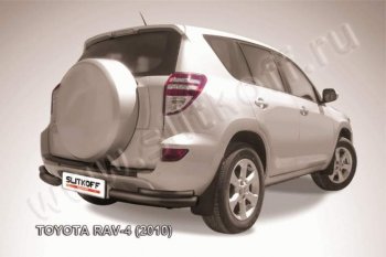 7 399 р. Уголки d76+d42 двойные  Toyota RAV4  XA30 (2010-2013) 5 дв. 2-ой рестайлинг (Цвет: серебристый)  с доставкой в г. Таганрог. Увеличить фотографию 1