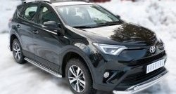 26 399 р. Широкая защита порогов (рестайлинг) SLITKOFF Toyota RAV4 XA40 5 дв. дорестайлинг (2012-2015)  с доставкой в г. Таганрог. Увеличить фотографию 4