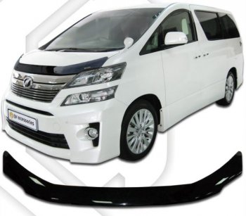 Дефлектор капота CA-Plastiс Toyota (Тойота) Vellfire (Велфайр) (2008-2015)