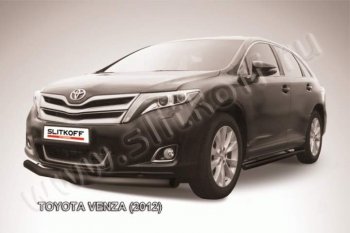 Защита переднего бампер Slitkoff Toyota (Тойота) Venza (Венза)  GV10 (2012-2016) GV10 рестайлинг