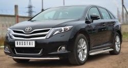 14 499 р. Одинарная защита переднего бампера диаметром 42 мм SLITKOFF  Toyota Venza  GV10 (2012-2016) рестайлинг  с доставкой в г. Таганрог. Увеличить фотографию 4