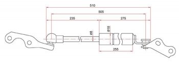 Правый газовый упор крышки багажника SAT Toyota Vitz XP10 хэтчбэк 3 дв. дорестайлинг (1999-2001)