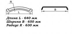 1 699 р. Полукрылок К-650 1/3 в сборе с хомутами Master-Plast Hyundai Porter AU,KR (1996-2011)  с доставкой в г. Таганрог. Увеличить фотографию 3