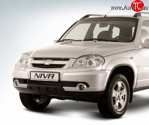 9 999 р. Передний бампер (рестайлинг) Бертоне Chevrolet Niva 2123 рестайлинг (2009-2020) (Окрашенный (комплектация Люкс))  с доставкой в г. Таганрог