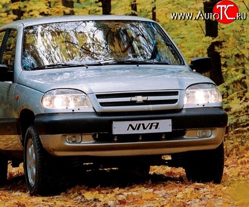 3 289 р. Передний бампер Стандартный Chevrolet Niva 2123 дорестайлинг (2002-2008) (Окрашенный)  с доставкой в г. Таганрог