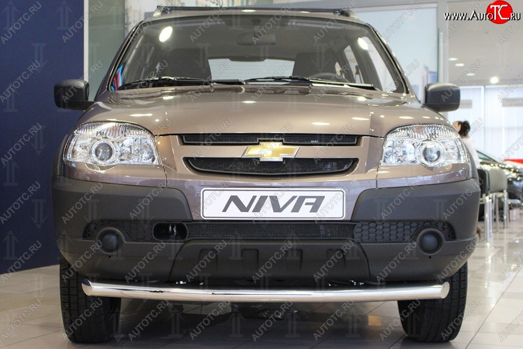 2 199 р. Защитная сетка на бампер Russtal (черная, 3 части)  Chevrolet Niva  2123 (2002-2008), Лада 2123 (Нива Шевроле) (2002-2008)  с доставкой в г. Таганрог