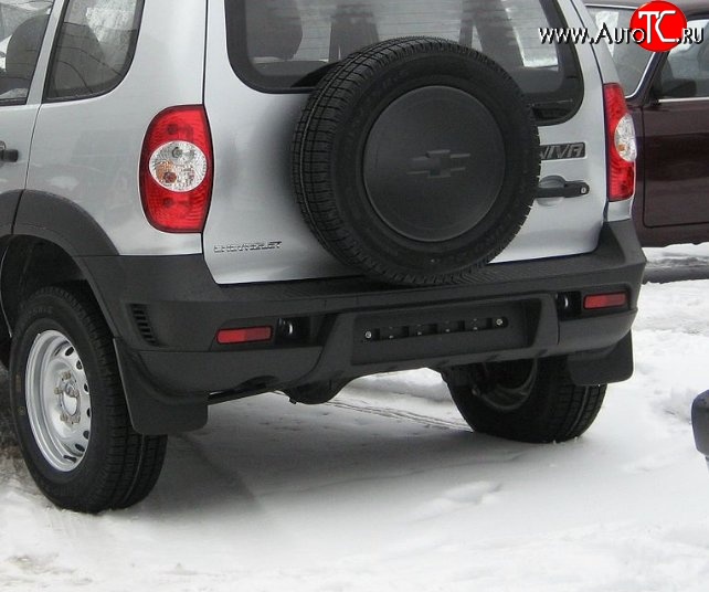 12 999 р. Задний бампер Бертоне Chevrolet Niva 2123 рестайлинг (2009-2020) (Окрашенный)  с доставкой в г. Таганрог