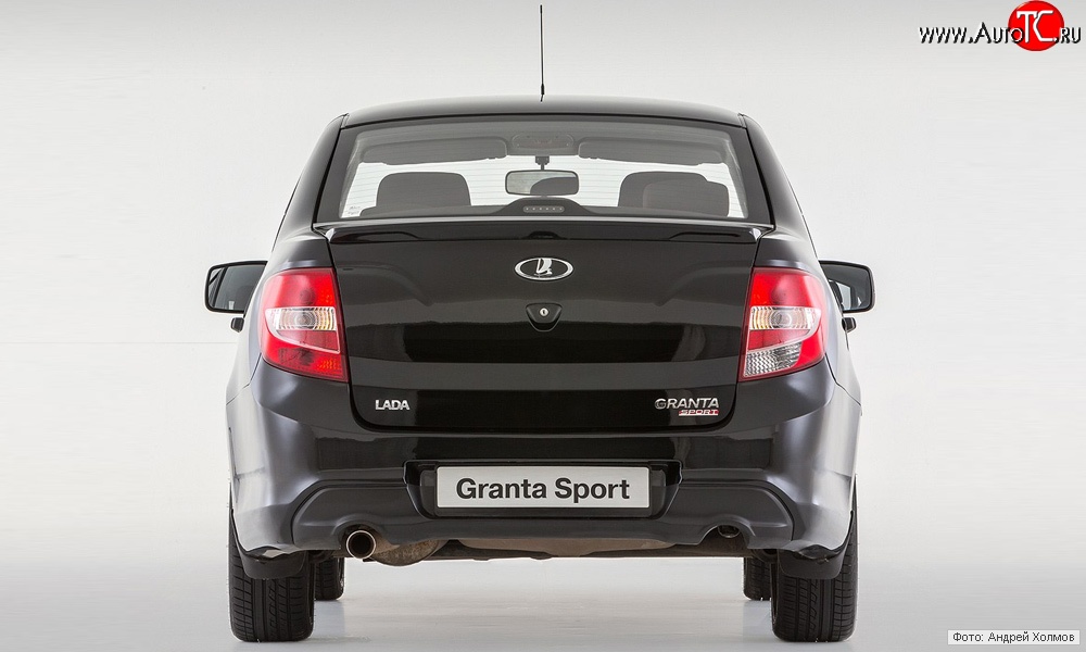 9 799 р. Задний бампер Granta Sport  Лада Гранта  2190 (2011-2017) седан дорестайлинг (Неокрашенный)  с доставкой в г. Таганрог