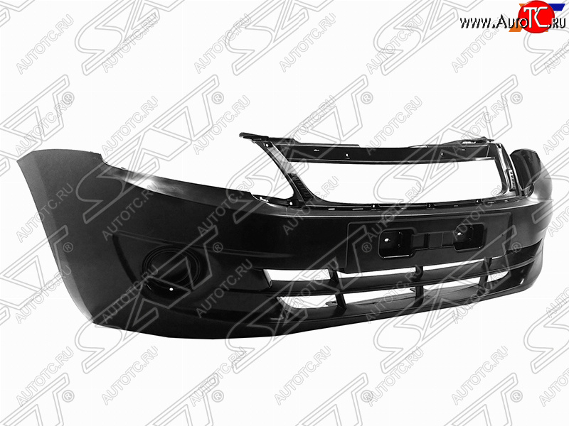 1 899 р. Передний бампер SAT (без отверстий под ПТФ)  Лада Гранта  2190 (2011-2017) седан дорестайлинг (Неокрашенный)  с доставкой в г. Таганрог