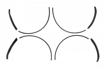 2 299 р. Защитные накладки на кромки арок Tun-Auto Лада Гранта FL 2190 седан рестайлинг (2018-2024)  с доставкой в г. Таганрог. Увеличить фотографию 2
