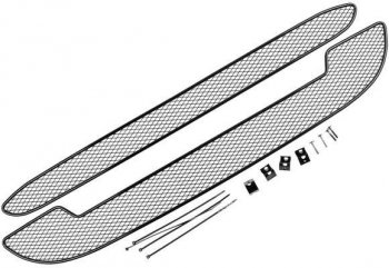 Сетка в воздухозаборник бампера Cross Arbori (10 мм) Лада Калина 2194 универсал (2014-2018)