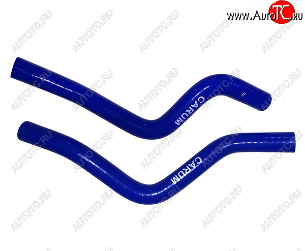 939 р. Патрубки радиатора печки (силикон) CARUM  Лада XRAY - XRAY Cross (комплект 2 шт.)  с доставкой в г. Таганрог