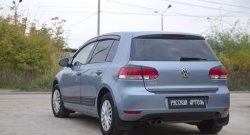 1 199 р. Защитная накладка на задний бампер RA  Volkswagen Golf  6 (2008-2014) хэтчбэк 5 дв.  с доставкой в г. Таганрог. Увеличить фотографию 2