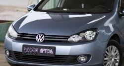 579 р. Реснички на фары RA Volkswagen Golf 6 хэтчбэк 5 дв. (2008-2014) (Неокрашенные)  с доставкой в г. Таганрог. Увеличить фотографию 4