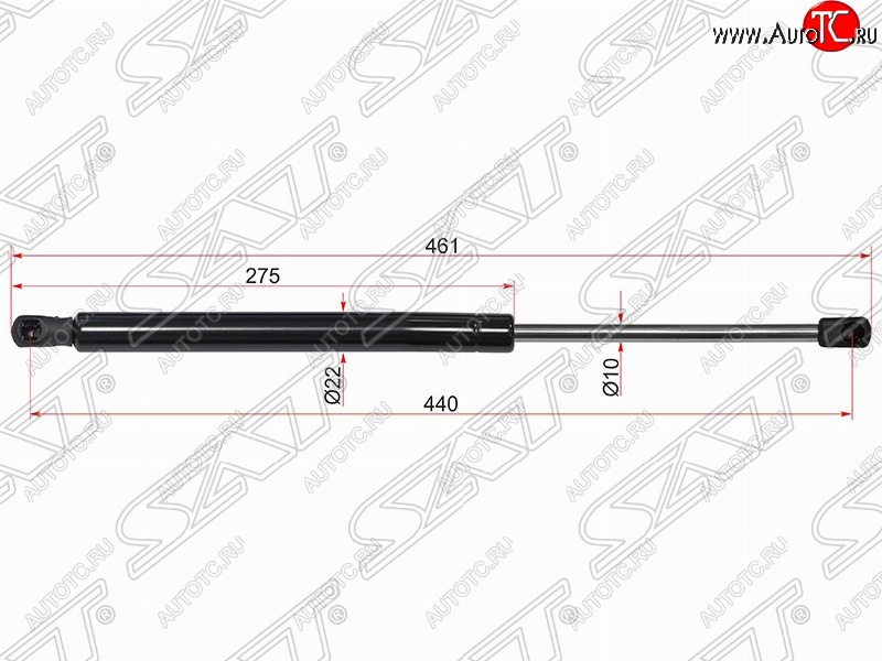 569 р. Газовый упор крышки багажника SAT Volkswagen Golf 6 хэтчбэк 5 дв. (2008-2014)  с доставкой в г. Таганрог