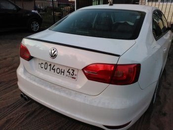 3 049 р. Лип спойлер АВТОКРАТ Volkswagen Jetta A6 седан дорестайлинг (2011-2015) (Неокрашенный)  с доставкой в г. Таганрог. Увеличить фотографию 2