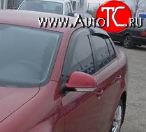 2 499 р. Дефлекторы окон (ветровики) Novline 4 шт Volkswagen Jetta A5 седан (2005-2011)  с доставкой в г. Таганрог