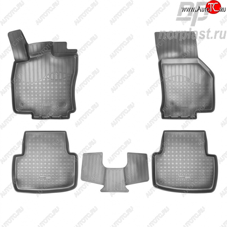 2 479 р. Комплект ковриков в салон Norplast  Volkswagen Passat ( B8,  B8.5) (2015-2024) седан дорестайлинг, универсал дорестайлинг, седан рестайлинг, универсал рестайлинг  с доставкой в г. Таганрог