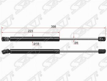 Газовый упор крышки багажника SAT Volkswagen (Волксваген) Passat (Пассат)  B6 (2005-2010) B6 универсал