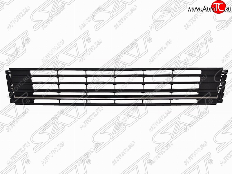 1 599 р. Решетка в передний бампер (с хром молдингом) SAT  Volkswagen Polo  5 (2015-2020) седан рестайлинг  с доставкой в г. Таганрог