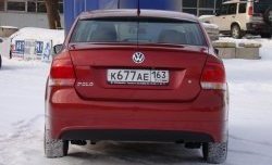 4 199 р. Козырёк на заднее лобовое стекло Sport Volkswagen Polo 5 седан дорестайлинг (2009-2015) (Неокрашенный)  с доставкой в г. Таганрог. Увеличить фотографию 3