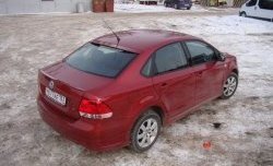 4 199 р. Козырёк на заднее лобовое стекло Sport  Volkswagen Polo  5 (2009-2020) седан дорестайлинг, хэтчбек рестайлинг (Неокрашенный)  с доставкой в г. Таганрог. Увеличить фотографию 5